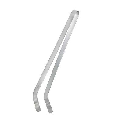 Rösle 12374 Stainless Steel Curved Grill Tongs, 35.5 cm - Rösle