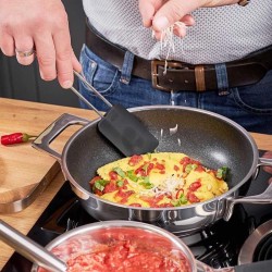 Rösle 12436 Silicone Spatula, 26 cm, Black - 3