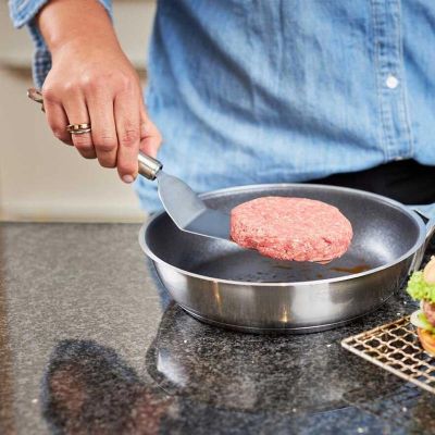 Rösle 12543 Stainless Steel Angled Spatula, 32 cm - Rösle