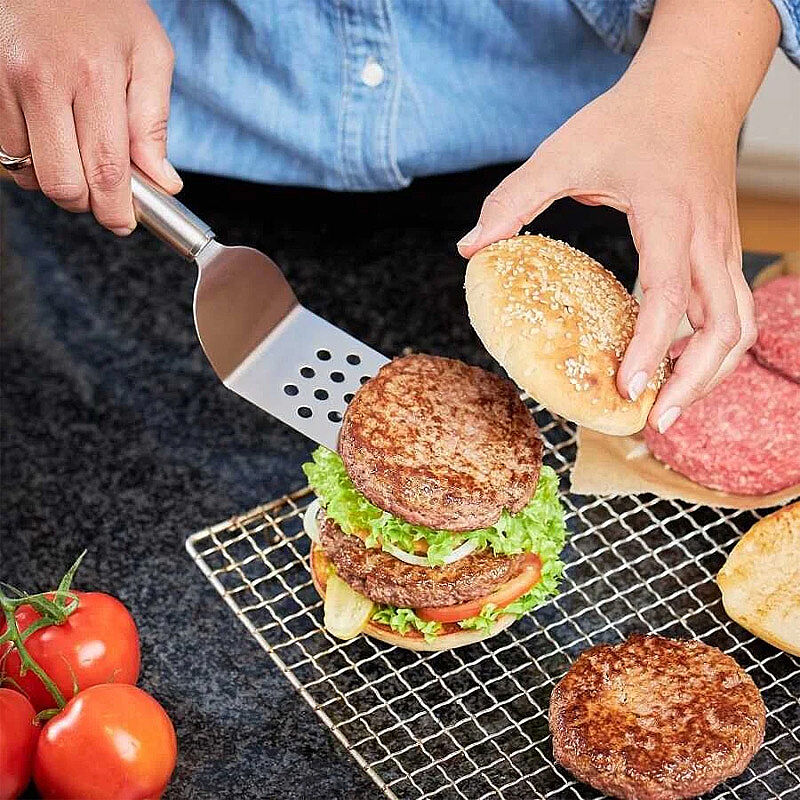 Rösle 12547 Açılı Paslanmaz Çelik Spatula, 32 cm - Rösle