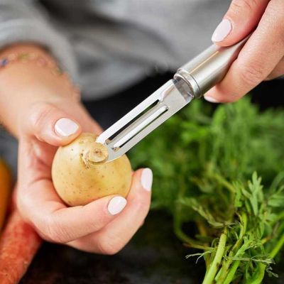 Rösle 12736 Stainless Steel Shell Peeler, 19 cm - Rösle