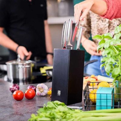 Rösle 13715 Basic Line Stainless Steel Vegetable Knife, 9 cm - Rösle