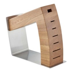 Rösle 15040 Elm Knife Stand, 6 Knife 1 Scissor Capacity - 2