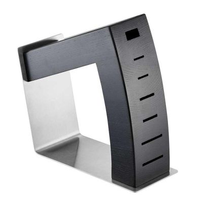 Rösle 15042 Ash Knife Stand, 6 Knife 1 Scissor Capacity - Rösle