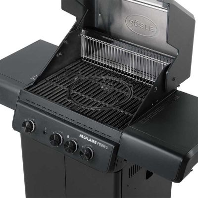 Rösle 25055 ALLFLAME Gazlı Barbekü İstasyonu, Doğalgazlı, Siyah - 5