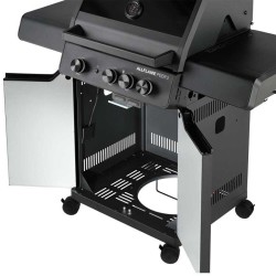 Rösle 25055 ALLFLAME Gazlı Barbekü İstasyonu, Doğalgazlı, Siyah - Thumbnail