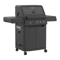 Rösle 25055 ALLFLAME Gazlı Barbekü İstasyonu, Doğalgazlı, Siyah - Thumbnail