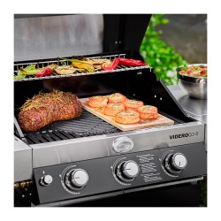 Rösle 25530 محطة شواء Videro G3-S Vario، غاز طبيعي، أسود - 4