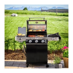Rösle 25530 Videro G3-S Vario Barbecue Station, Natural Gas, Black - 5
