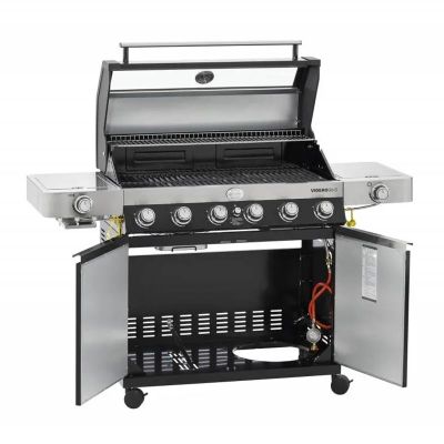 Rösle 25532 Videro G6-S Vario Barbecue Station, Natural Gas, Black - Rösle