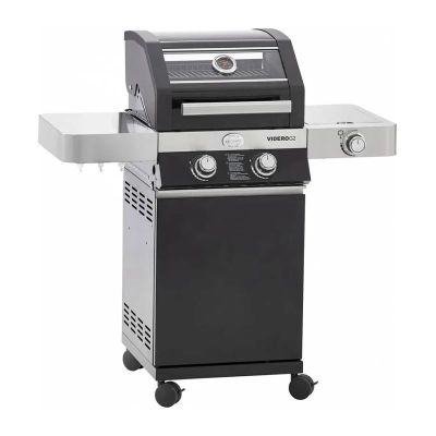 Rösle 25534 Videro G2-S Vario Barbecue Station, Natural Gas, Black - Rösle
