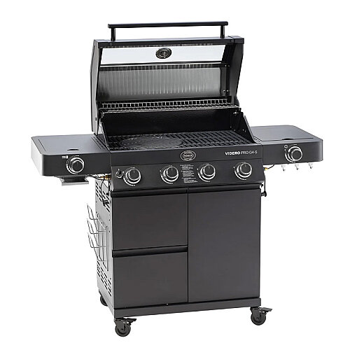 Rösle 25577 Videro PRO G4-S Vario Barbekü İstasyonu, Doğalgazlı, Siyah - Rösle