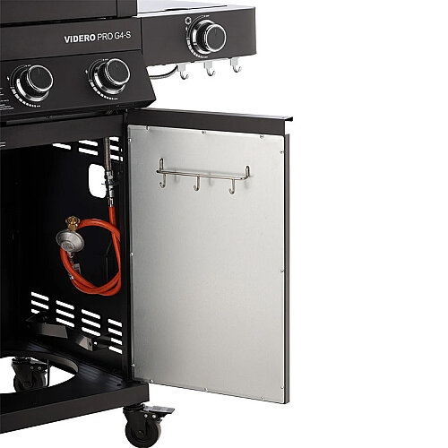 Rösle 25577 Videro PRO G4-S Vario Barbekü İstasyonu, Doğalgazlı, Siyah - 6
