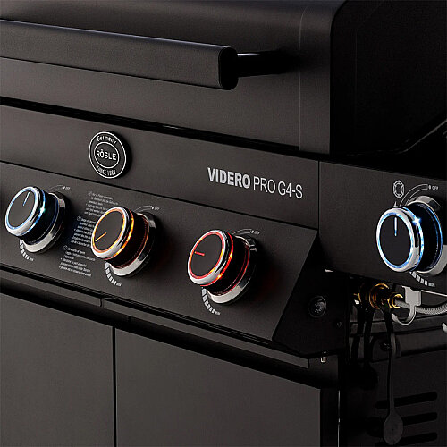 Rösle 25577 Videro PRO G4-S Vario Barbekü İstasyonu, Doğalgazlı, Siyah - 10