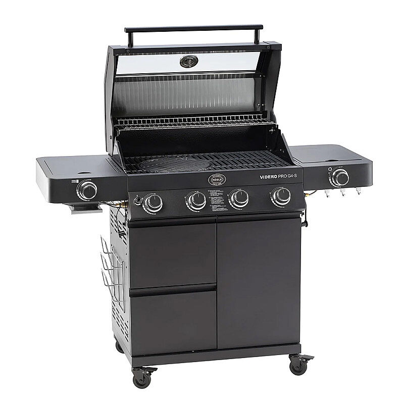 Rösle 25577 Videro PRO G4-S Vario Barbekü İstasyonu, Doğalgazlı, Siyah - Rösle