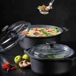 Rösle 91761 أواني طهي غير لاصقة من كاديني مقاس 20 سم - 5