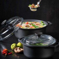 Rösle 91762 أواني طهي غير لاصقة من كاديني مقاس 24 سم - 6