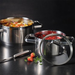 Rösle 91931 Stainless Steel Deep Pot, 16 cm - 5