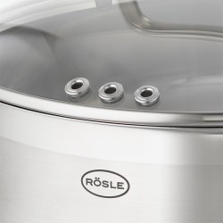 Rösle 91932 وعاء عميق من الفولاذ المقاوم للصدأ، 20 سم - 4