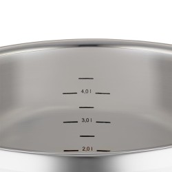 Rösle 91933 Stainless Steel Deep Pot, 24 cm - 3