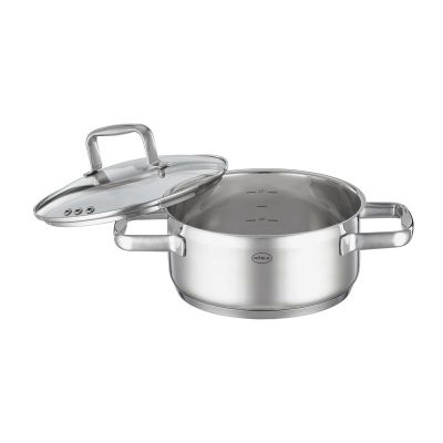 Rösle 91934 Paslanmaz Çelik Kısa Tencere, 20 cm - 2