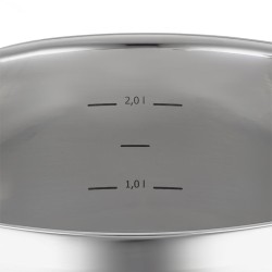 Rösle 91934 Stainless Steel Short Pot, 20 cm - 3