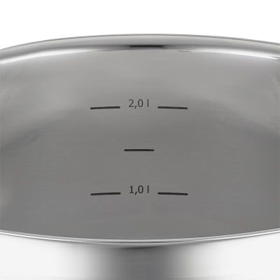 Rösle 91934 Stainless Steel Short Pot, 20 cm - Rösle