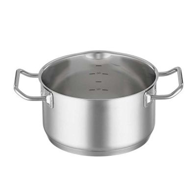 Rösle 91942 Expertiso Paslanmaz Çelik Derin Tencere, 20 cm - Rösle
