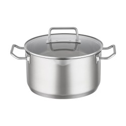 Rösle 91943 Stainless Steel Deep Pot, 24 cm - 1