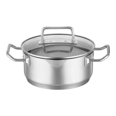 Rösle 91944 Expertiso Stainless Steel Short Pot, 20 cm - Rösle