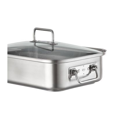 Rösle 91946 Rectangular Roasting Pot, 38.5x28 cm - Rösle