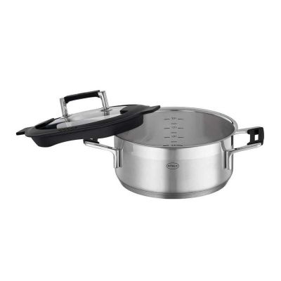 Rösle 91959 Silence Pro Kısa Tencere, 20 cm - 2