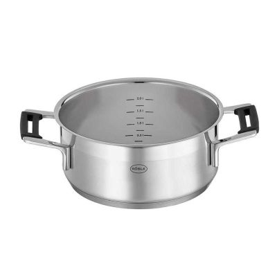 Rösle 91959 Silence Pro Kısa Tencere, 20 cm - 3