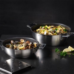 Rösle 91976 Silence Pro Serving Pan, 24 cm - 2