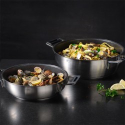 Rösle 91977 Silence Pro Serving Pan, 28 cm - 4