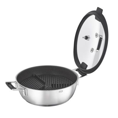 Rösle 91978 Silence Pro Aroma Buharlı Pişirme Tenceresi, 28 cm - 3