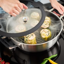 Rösle 91978 Silence Pro Aroma Steam Cooking Pot, 28 cm - 7