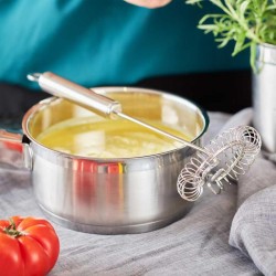 Rösle 95541 Stainless Steel Spiral Whisk, 22 cm - 5