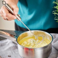 Rösle 95542 Stainless Steel Spiral Whisk, 27 cm - 4
