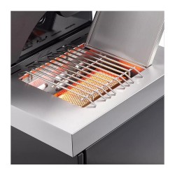 Rösle Videro G4-S2 محطة شواء على الجزيرة، غاز، أسود - 4