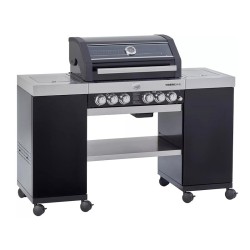 Rösle Videro G4-S2 Island Barbecue Station, Gas, Black - 1