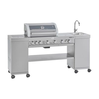 Rösle Videro G4-SK Stainless Steel Barbecue Station, Gas - Rösle