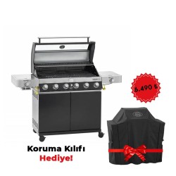 Rösle 25532 Videro G6-S Vario Barbekü İstasyonu, Doğalgazlı, Siyah - Thumbnail