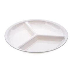 Rubikap 3 Compartment Plate, 23 cm - Rubikap
