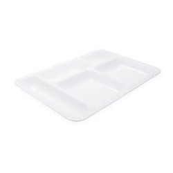 Rubikap 5 Compartment Tabldot Tray, 28x40 cm - Rubikap