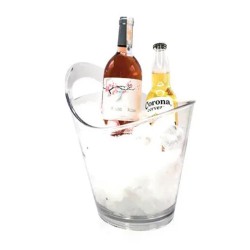 Rubikap Champagne Bucket, 26x21 cm, Clear - Rubikap