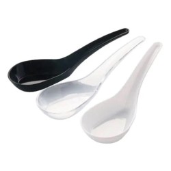 Rubikap Disposable Chinese Buffet Spoon, White - Rubikap