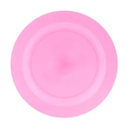 Rubikap Disposable Flat Plate, 19 cm, Pink - Rubikap