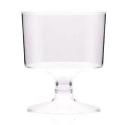 Rubikap Disposable Footed Shot Glass, 50 ml - Rubikap