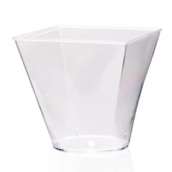 Rubikap Disposable Mini Container, 60 cc, Clear - Rubikap